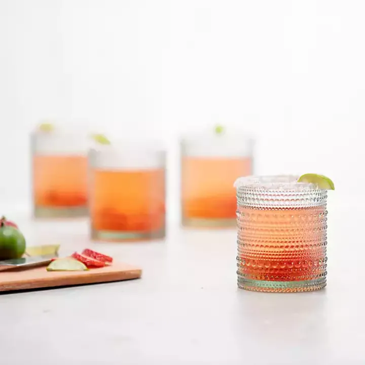 Fortessa Sage Bead Short Glasses, Set of 6