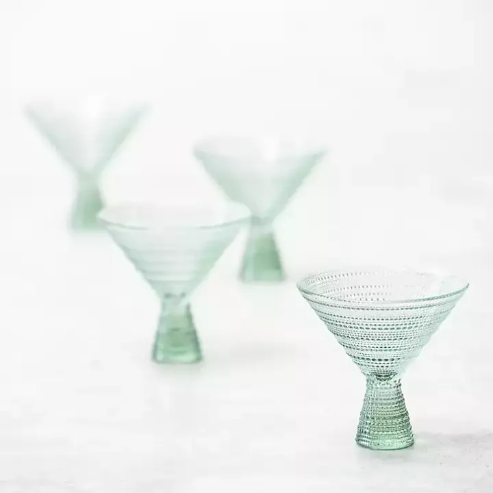 Fortessa Sage Jupiter Martini Glasses, Set of 4