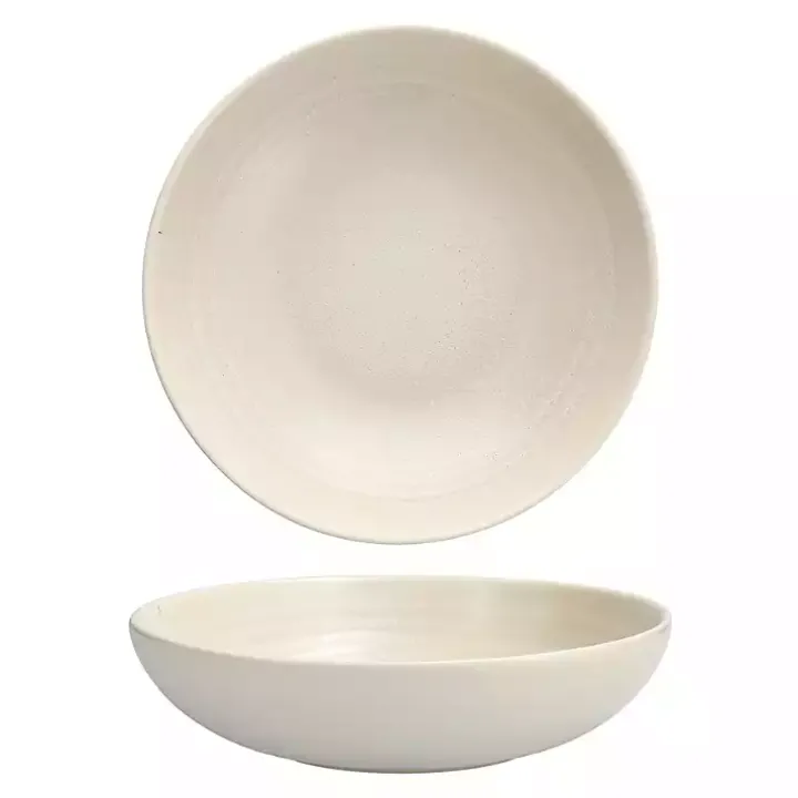 Fortessa Sand Ceramic Pasta Bowls, Set of 4