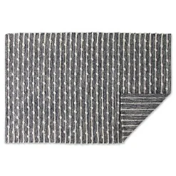 French Blue Recycled Cotton Accent Rug, 2x3