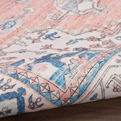 Fulton Coral Medallion Area Rug, 5x7