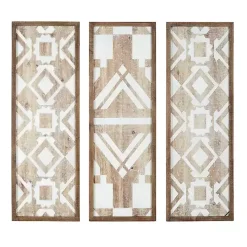 Gail Wooden Plaques, Set of 3