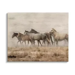 Galloping Horse Herd Canvas Art Print, 40x30 in.