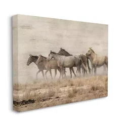 Galloping Horse Herd Canvas Art Print, 40x30 in.