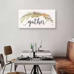 Gather Garland Fall Canvas Art Print