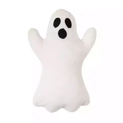 Ghost Shaped Sherpa Halloween Pillow