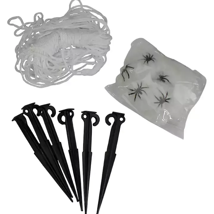 Giant Spider Web Outdoor Halloween Decoration