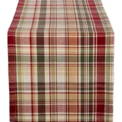 Give Thanks Plaid Table Runner, 72 in.