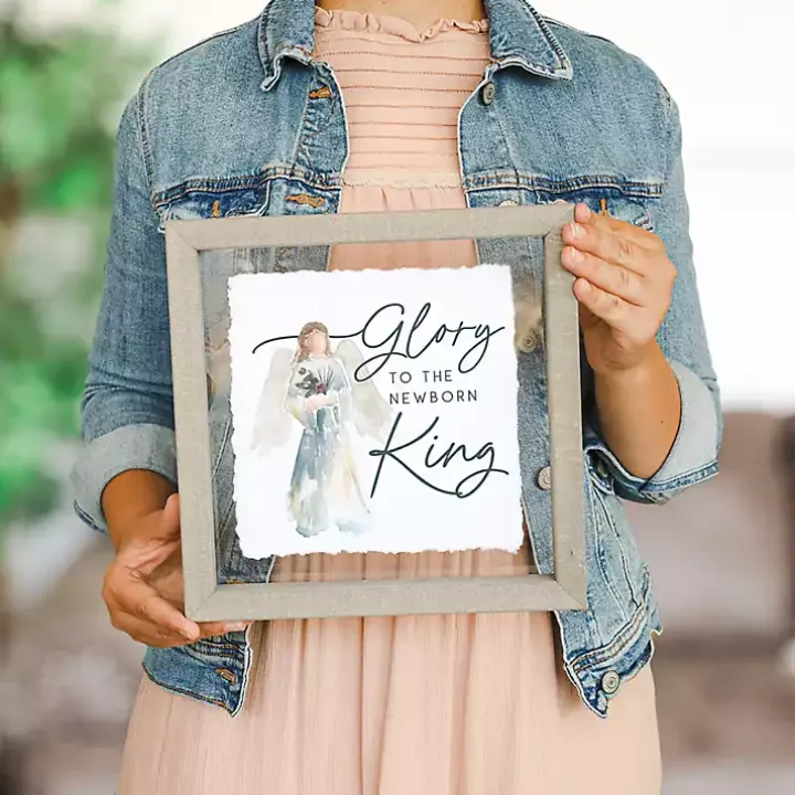 Glory to the Newborn King Wall Plaque
