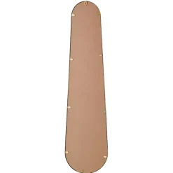 Gold Abstract Oblong Wall Mirror