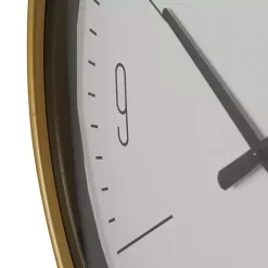Gold and White Classic Wall Clock