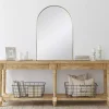 Gold Arch Frame Modern Wall Mirror