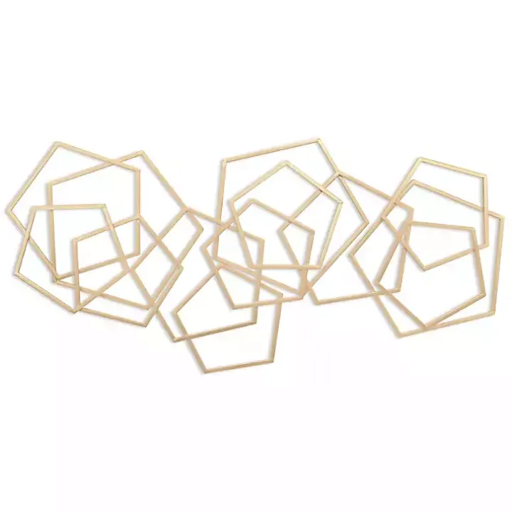 Gold Astraga Pentagon Plaque