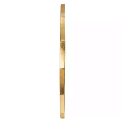 Gold Curved Sunburst Wall Mirror