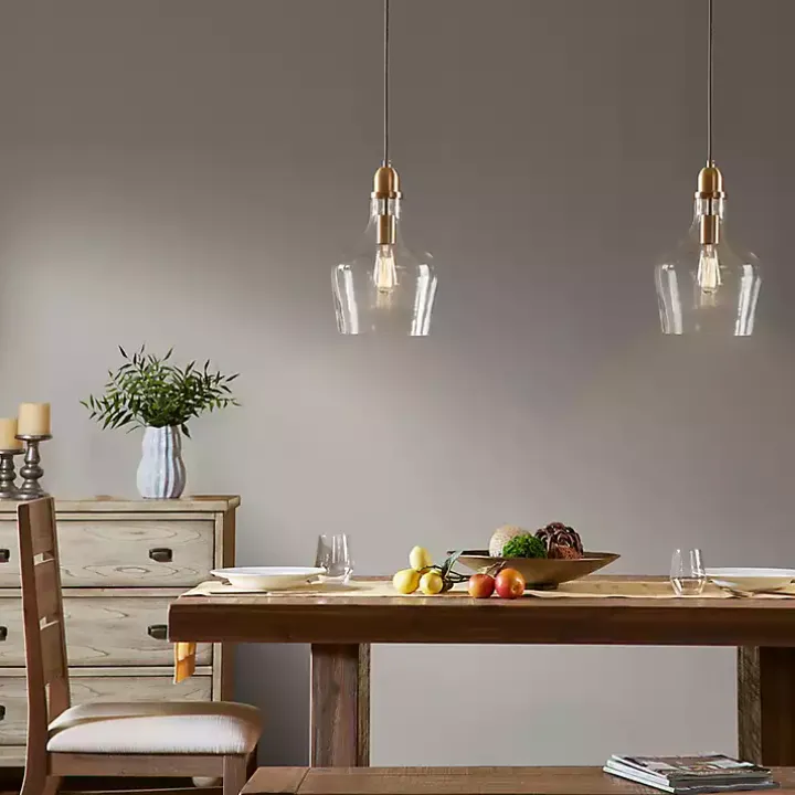 Gold Glass Avalon Pendant Light