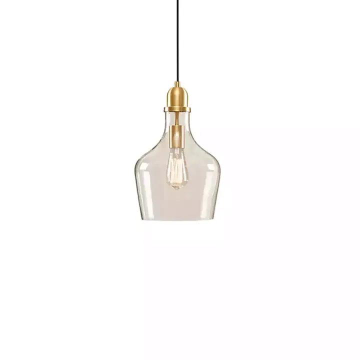 Gold Glass Avalon Pendant Light