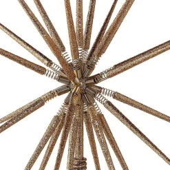 Gold Glitter Starburst Tree Topper