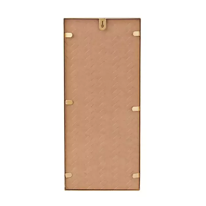 Gold Mirrored Geometric Sconce