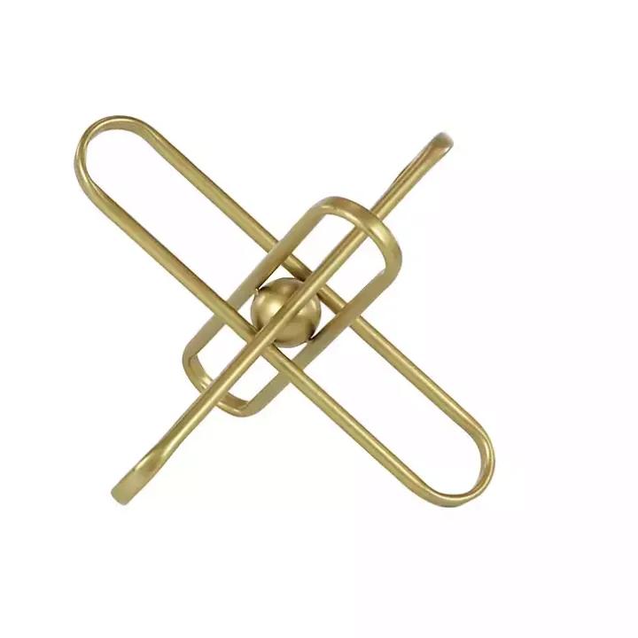 Gold Modern Burst 2-pc. Decorative Sculpture Set
