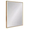 Gold Rhodes Rectangle Wall Mirror