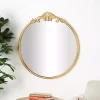 Gold Round Baroque Wall Mirror