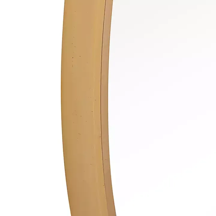 Gold Round Simple Frame Large Wall Mirror
