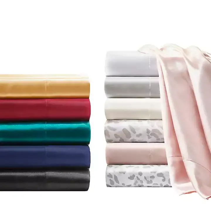 Gold Satin Standard 2-pc. Pillow Case Set
