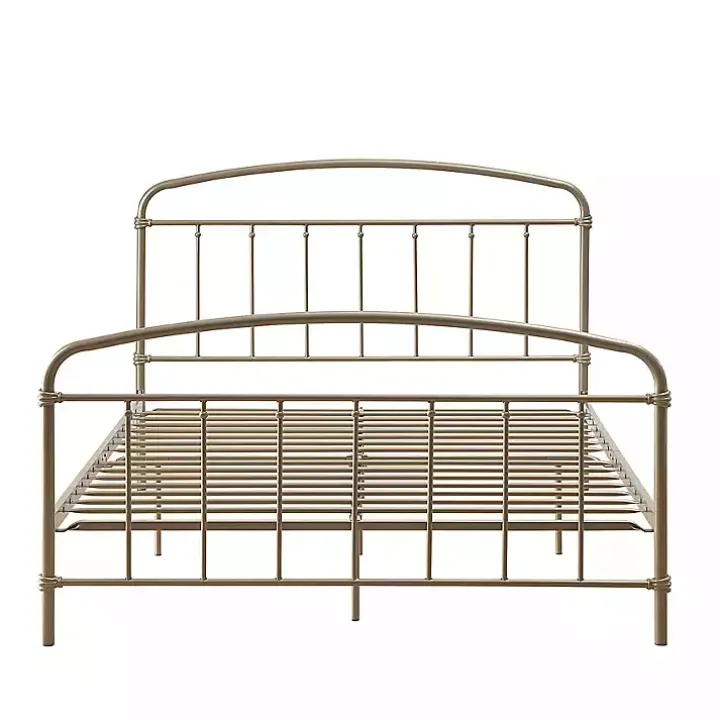 Golden Sun Vintage Arch Queen Bed Frame