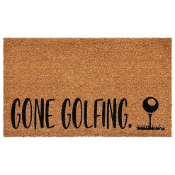 Gone Golfing Coir Doormat
