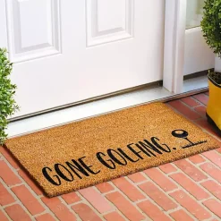 Gone Golfing Coir Doormat