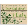 Good Friends are Lucky to Have Wood Wall Plaque