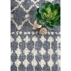 Gray Barbara Moroccan Area Rug, 8x10