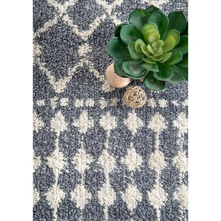 Gray Barbara Moroccan Area Rug, 8x10