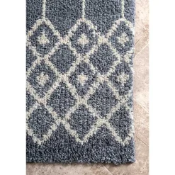 Gray Barbara Moroccan Area Rug, 8x10