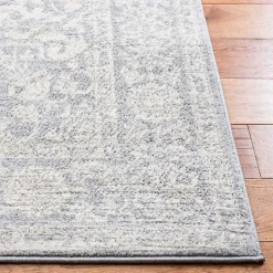 Gray Brentwood Traditional Runner, 2x8