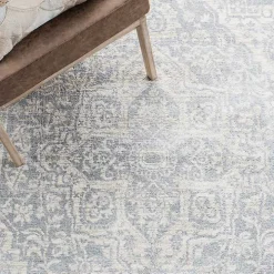 Gray Brentwood Traditional Area Rug, 5x7