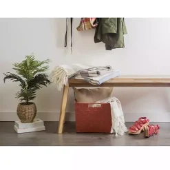 Gray Cabana Stripe Throw