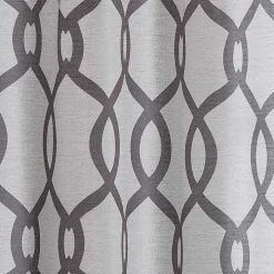 Gray Kenzie Curtain Panel Set, 96 in
