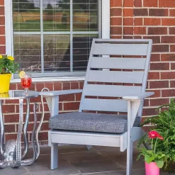 Gray Lanier Chair with Cushion