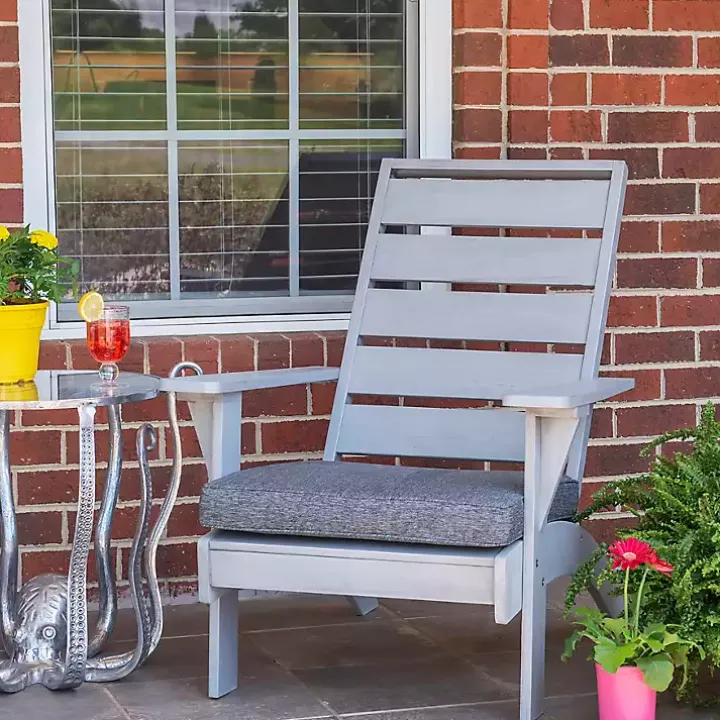 Gray Lanier Chair with Cushion
