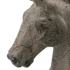 Gray Legless Horse Statue