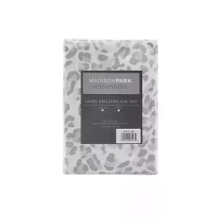 Gray Leopard Satin King 2-pc. Pillow Case Set