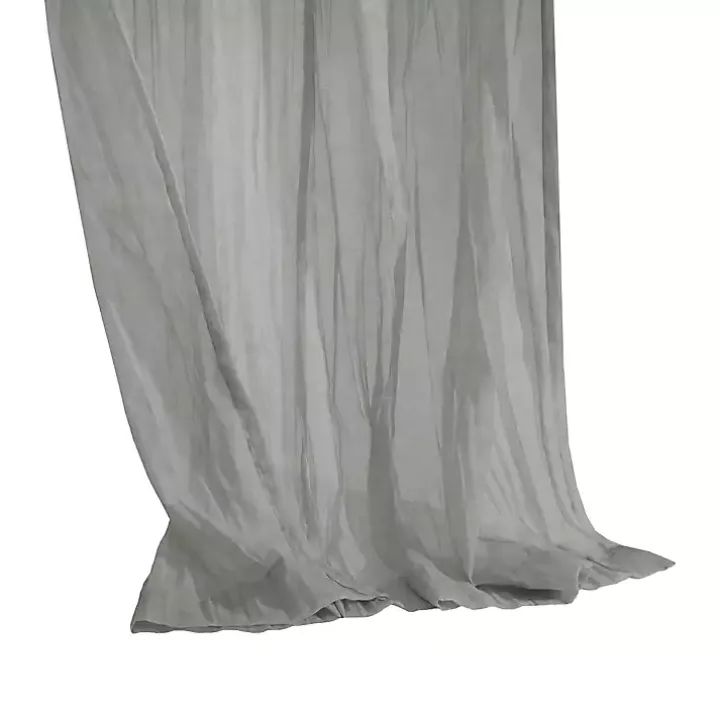 Gray Paloma Curtain Panel, 84 in.