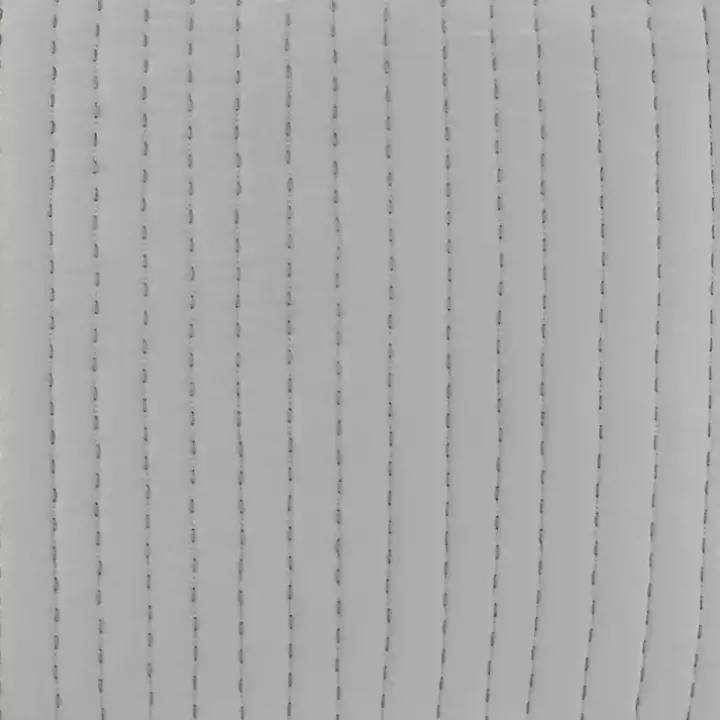 Gray Quilted Euro Sham
