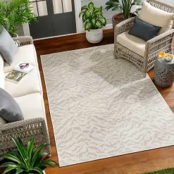Gray Ravello Outdoor Rug, 5x7