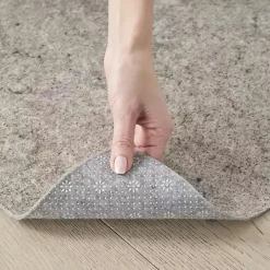 Gray Reversible Non-Slip Rug Pad, 2x8