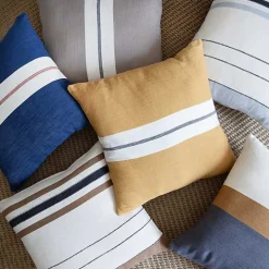 Gray Single Stripe Pillow