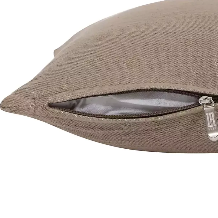 Gray Single Stripe Pillow