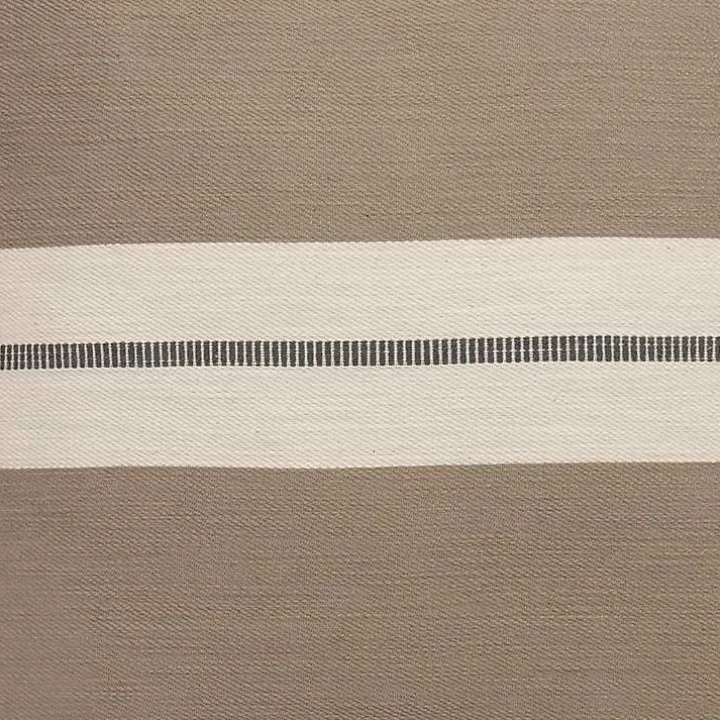 Gray Single Stripe Pillow