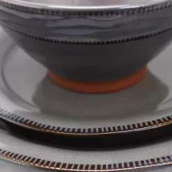 Gray Terracotta 12-pc. Dinnerware Set